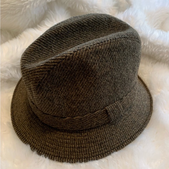ARTE DELLA LANA vintage Wool brown unisex Fedora Hat VVGUC size medium - Picture 8 of 11